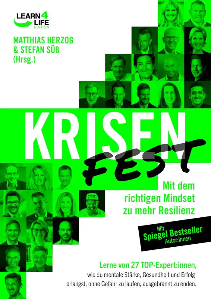 Buchcover KRISENFEST – Mit dem richtigen Mindset zu mehr Resilienz